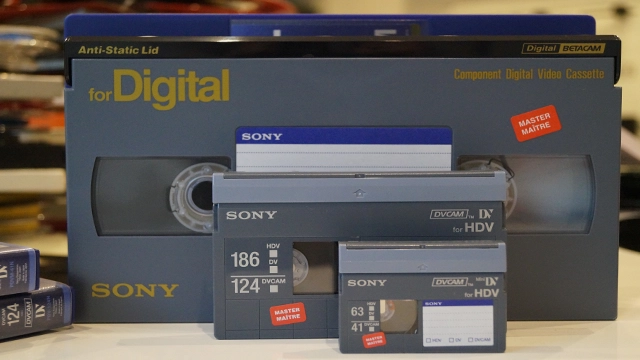 Numérisation de cassettes Betamax et V2000